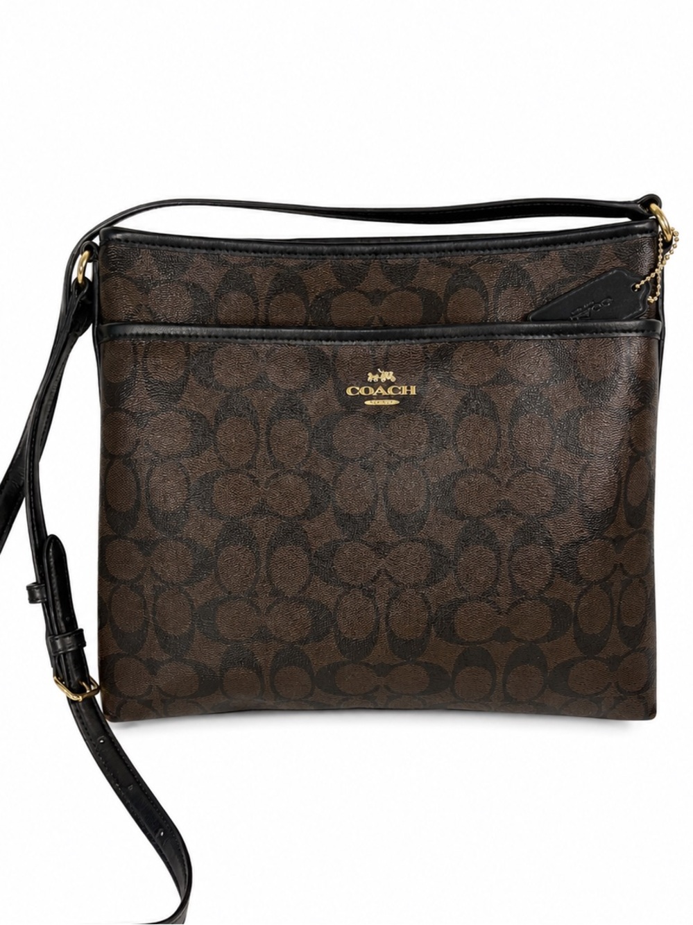 Coach Signature File Crossbody Bag #F58297